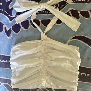 Endless Rose White Halter Top